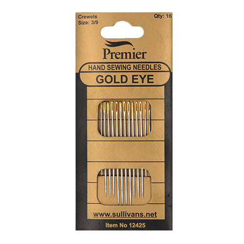 Gold Eye Hand Needles - Crewel