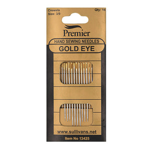 Gold Eye Hand Needles - Crewel