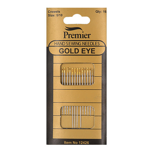 Gold Eye Hand Needles - Crewel