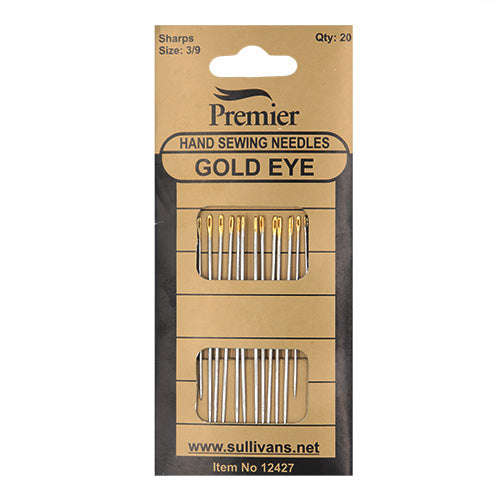 Gold Eye Hand Needles - Sharps