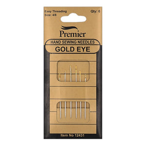 Gold Eye Hand Needles - Easy Threading