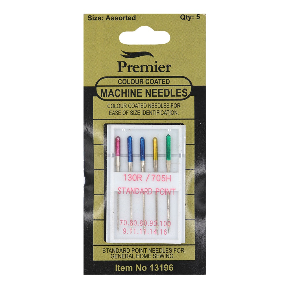 Machine Needles Assorted Sizes - 5pkt