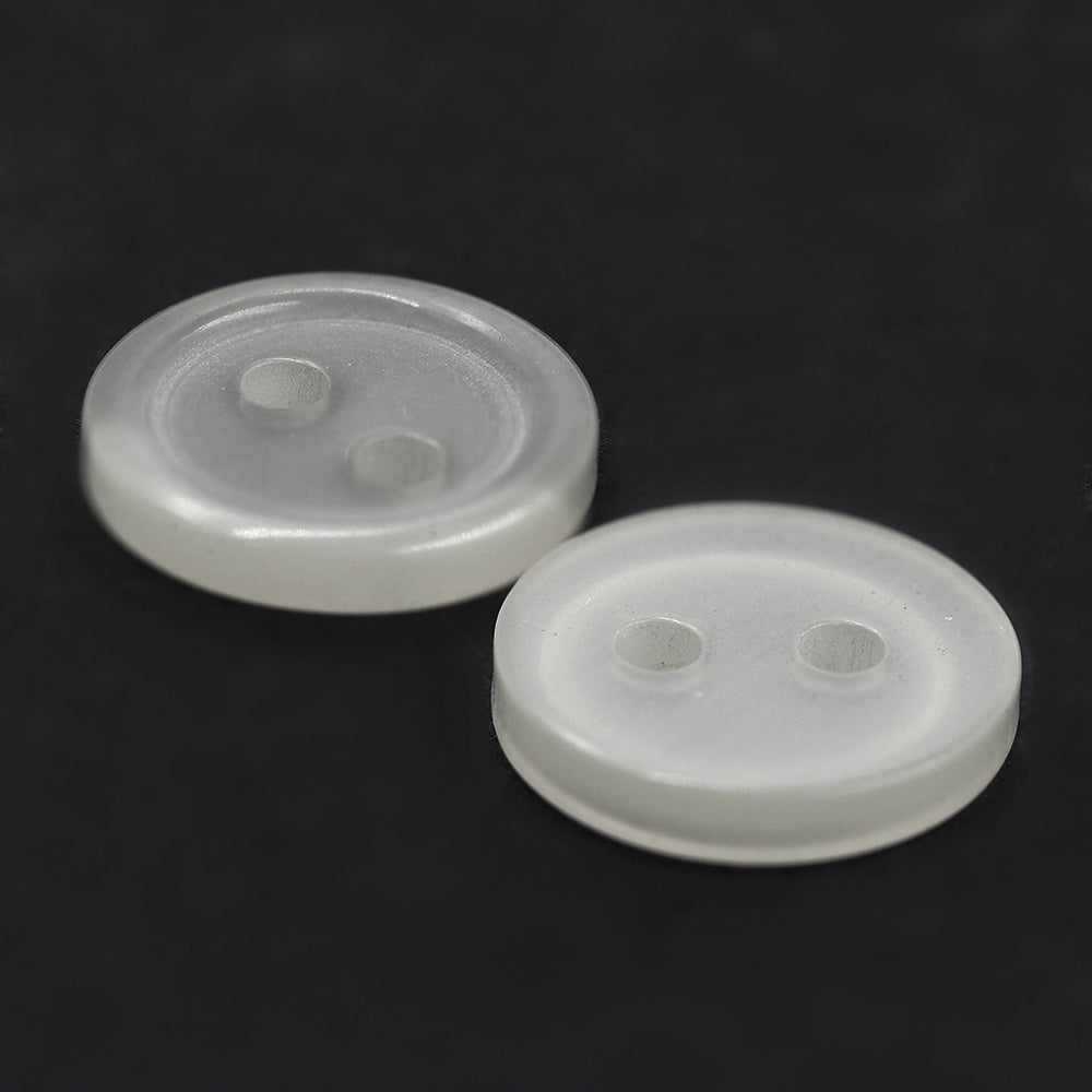 Button - Clear 11mm