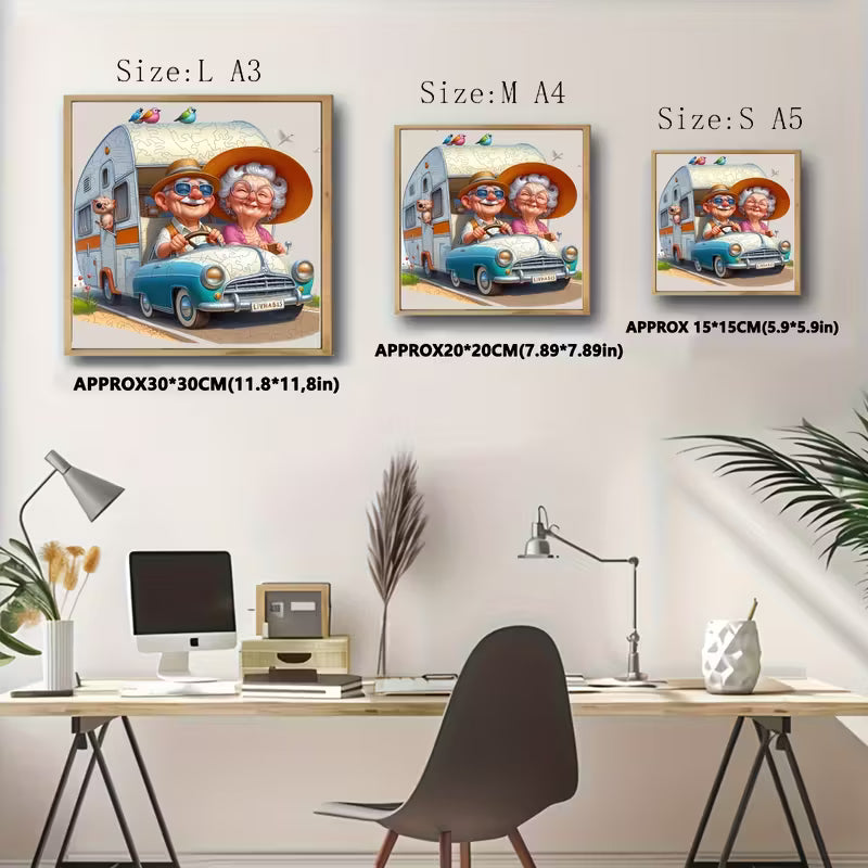 Wooden Puzzle - Happy Campers