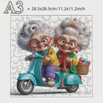 Load image into Gallery viewer, Wooden Puzzle - Scooter Shenanigans
