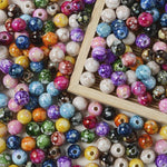 Load image into Gallery viewer, Cracked Acrylic Beads 8mm (50pkt)
