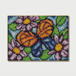 Load image into Gallery viewer, Latch Hook Rug Kit - Butterfly &amp; Flowers
