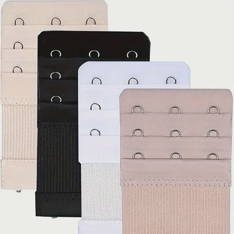 Bra Elastic Extend - 3 Hook 75mm 4 Colours