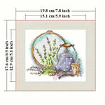 Load image into Gallery viewer, Stamped Cross Stitch Kit - Teapot Meadows 14CT
