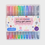 Load image into Gallery viewer, Juicy Gel Pens - Set of 24 - Metallic and Glitter
