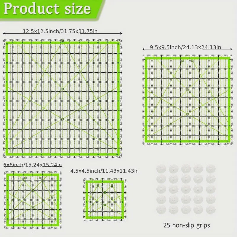 Acrylic Square Templates