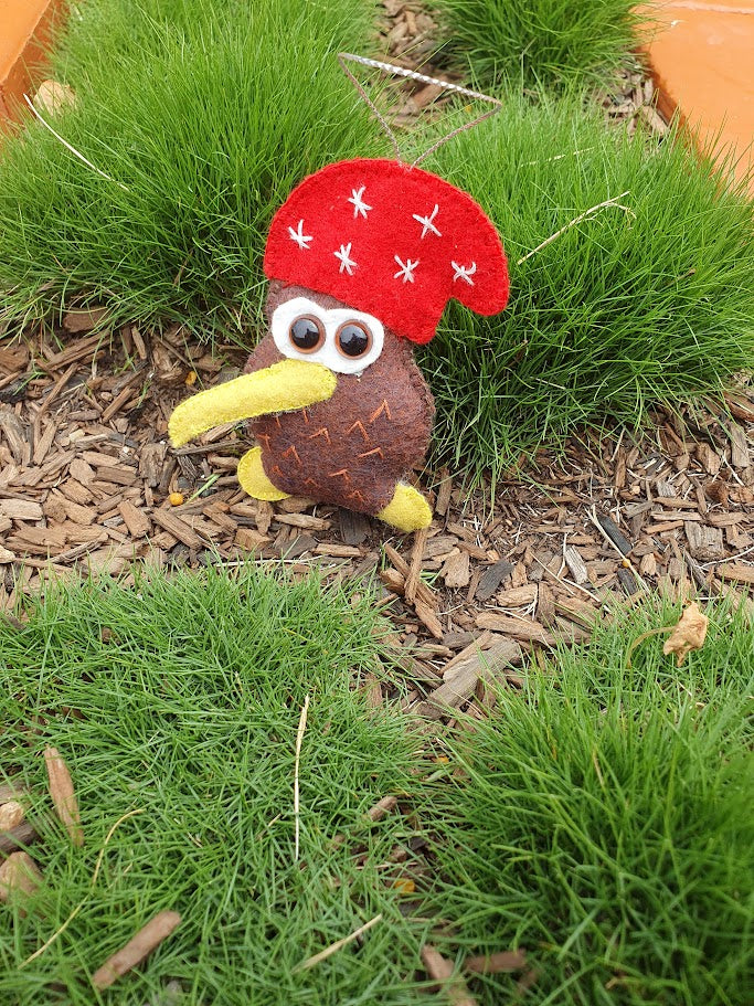 Felt Applique Kit - Kevin Kiwi Kit