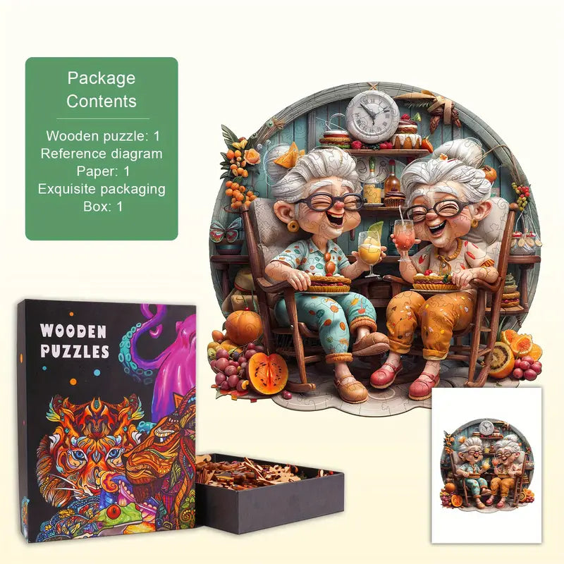 Wooden Puzzle - Cherished Conversations