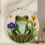 将图片加载到图库查看器，Needle Painting - Frog
