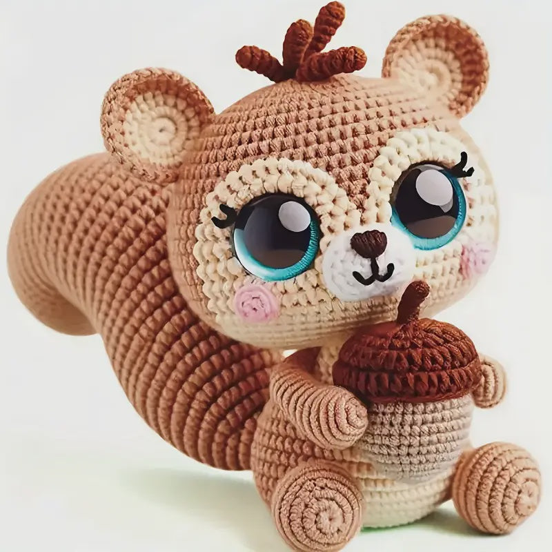 Amigurumi Kit - Cute Squirrel
