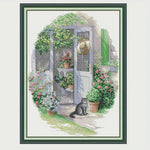 Load image into Gallery viewer, Stamped Cross Stitch Kit - Peaceful Day at Home
