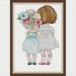 Load image into Gallery viewer, Stamped Cross Stitch Kit - Cherished Moments 14CT
