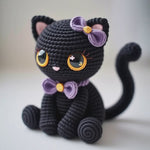 Load image into Gallery viewer, Amigurumi Kit - Black Cat
