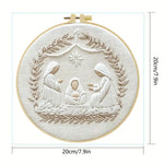 将图片加载到图库查看器，Stamped Embroidery - Bethlehem in Thread
