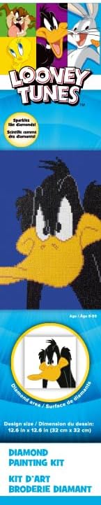 将图片加载到图库查看器，Diamond Dotz® Looney Tunes Daffy Duck Diamond Painting Kit
