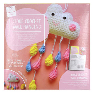 Amigurumi Kit - Adorable  Cloud Wall Hanging