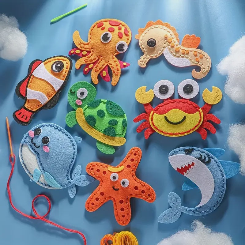 Felt Learn To Sew - Ocean Animals