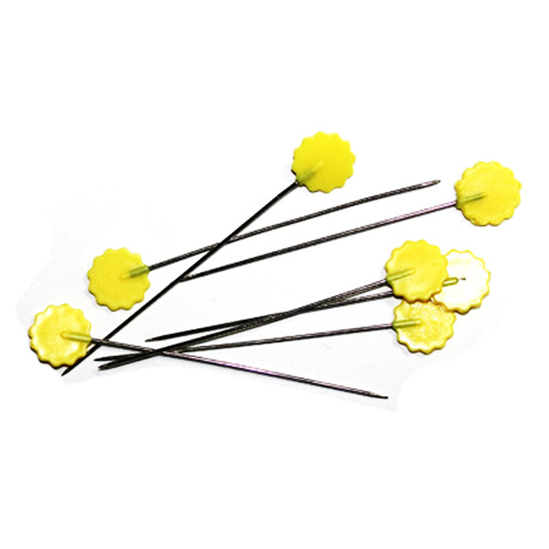 Quilters Flat Flower Pins 50mm