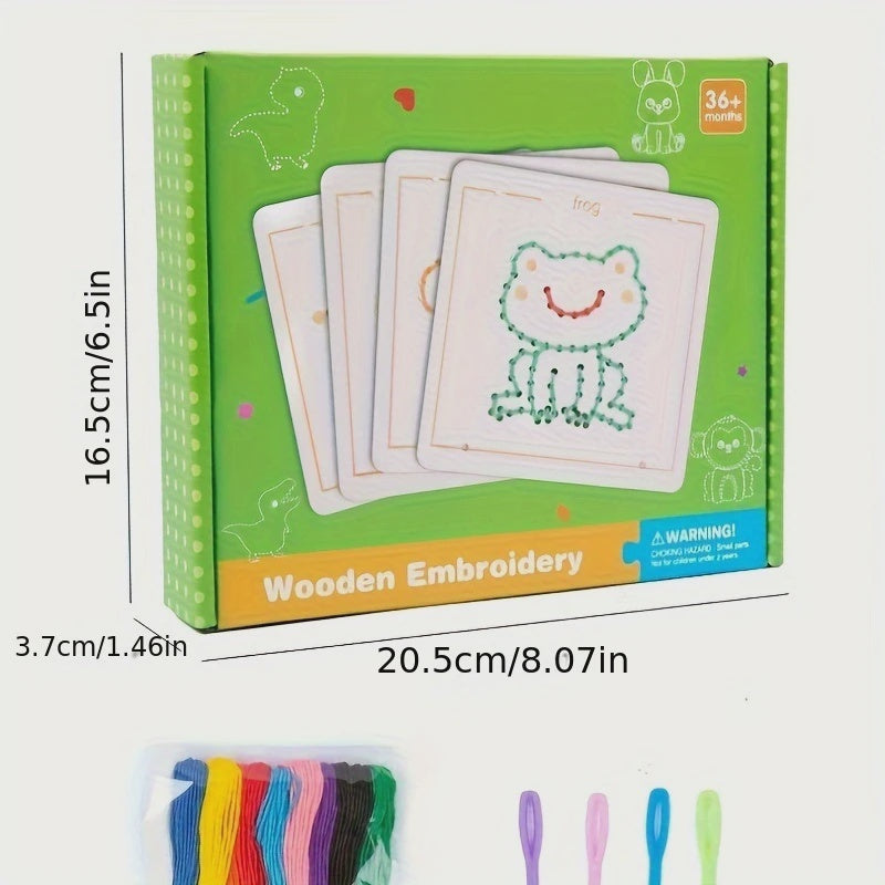 Wooden learn to Sew - Insect