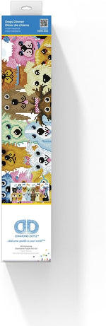 Load image into Gallery viewer, Diamond Dotz® Dogs Dinner Diamond Painting Kit – 32cm x 67cm
