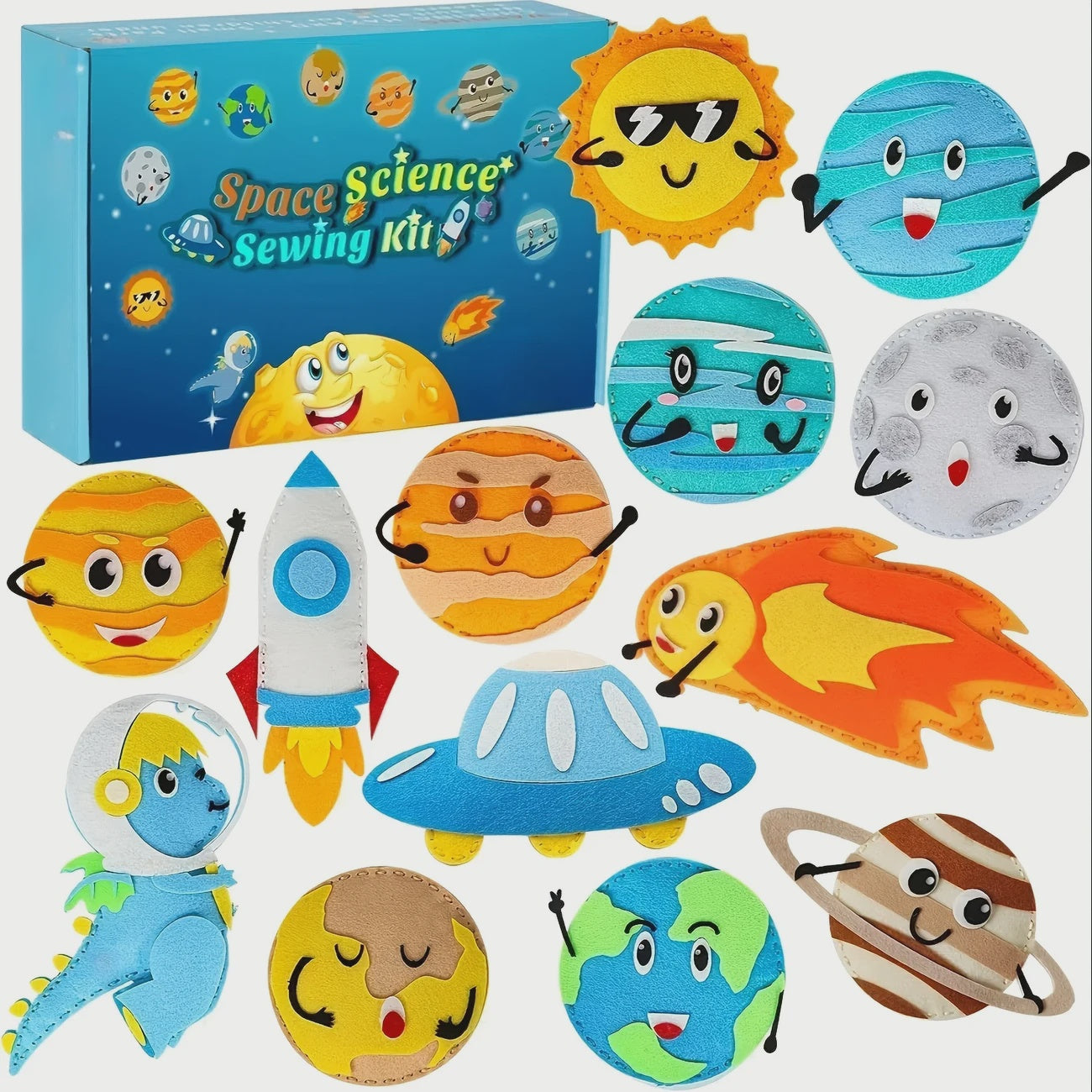 Felt Learn To Sew - Astral (6pcs)