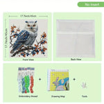 Load image into Gallery viewer, Stamped Cross Stitch Cushion Kit - Owl
