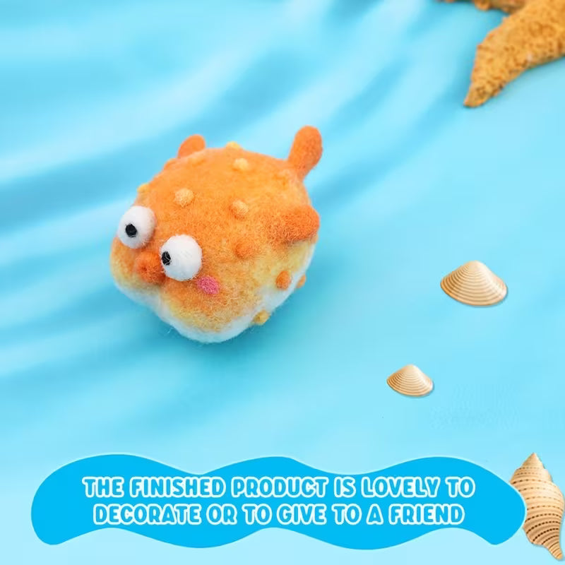 Needle Felting - Puffer Fish