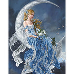 Load image into Gallery viewer, Diamond Dotz® Wind Moon Diamond Painting Kit – 52cm x 68cm
