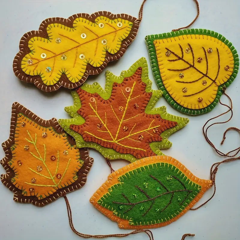 Felt Learn To Sew - Autumn Leaves