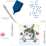 Load image into Gallery viewer, Diamond Dotz®  U Baby Diamond Painting Kit – 23cm x 23cm
