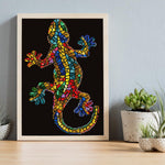 Load image into Gallery viewer, Diamond Dotz® Gekko Paua Diamond Painting Kit – 41cm x 27cm
