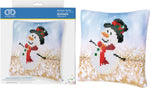Load image into Gallery viewer, Diamond Dotz Cushion Kit® Snowman Top Hat – 18cm x 18cm
