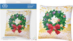 Load image into Gallery viewer, Diamond Dotz Cushion Kit® Christmas Wreath – 18cm x 18cm
