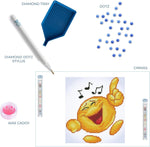 将图片加载到图库查看器，Diamond Dotz® Jive'N Diamond Painting Kit – 26cm x 23cm
