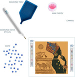 Load image into Gallery viewer, Diamond Dotz® African Elegance Diamond Painting Kit – 49cm x 49cm
