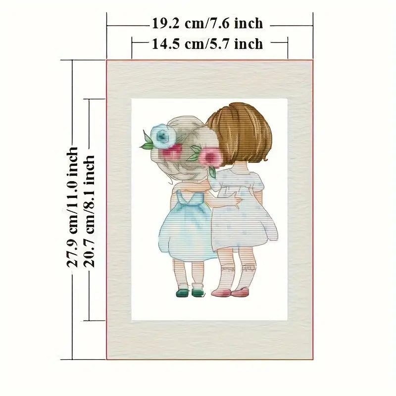 Stamped Cross Stitch Kit - Cherished Moments 14CT