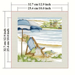 Load image into Gallery viewer, Stamped Cross Stitch Kit - Solitude by The Shore 14CT
