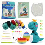 Load image into Gallery viewer, Amigurumi Kit - Dinosaur and Egg
