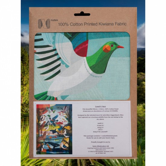 Kiwiana Fabric - Take & Create - Land & Sea