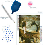 Load image into Gallery viewer, Diamond Dotz® Bath Time Mermaid Diamond Painting Kit – 52cm x 62cm
