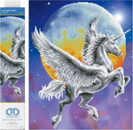Load image into Gallery viewer, Diamond Dotz® Moonlight Flight Diamond Painting Kit – 51cm x 40.5cm
