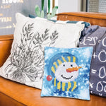 Load image into Gallery viewer, Diamond Dotz Cushion Kit® Snowman Cap – 18cm x 18cm
