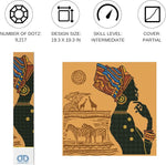 Load image into Gallery viewer, Diamond Dotz® African Elegance Diamond Painting Kit – 49cm x 49cm
