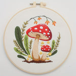 Load image into Gallery viewer, Stamped Embroidery - Mushrooms
