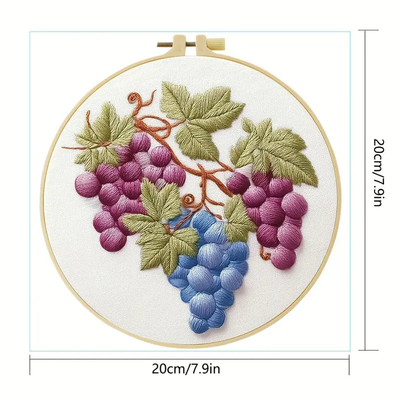 Stamped Embroidery - Threads of the Vine